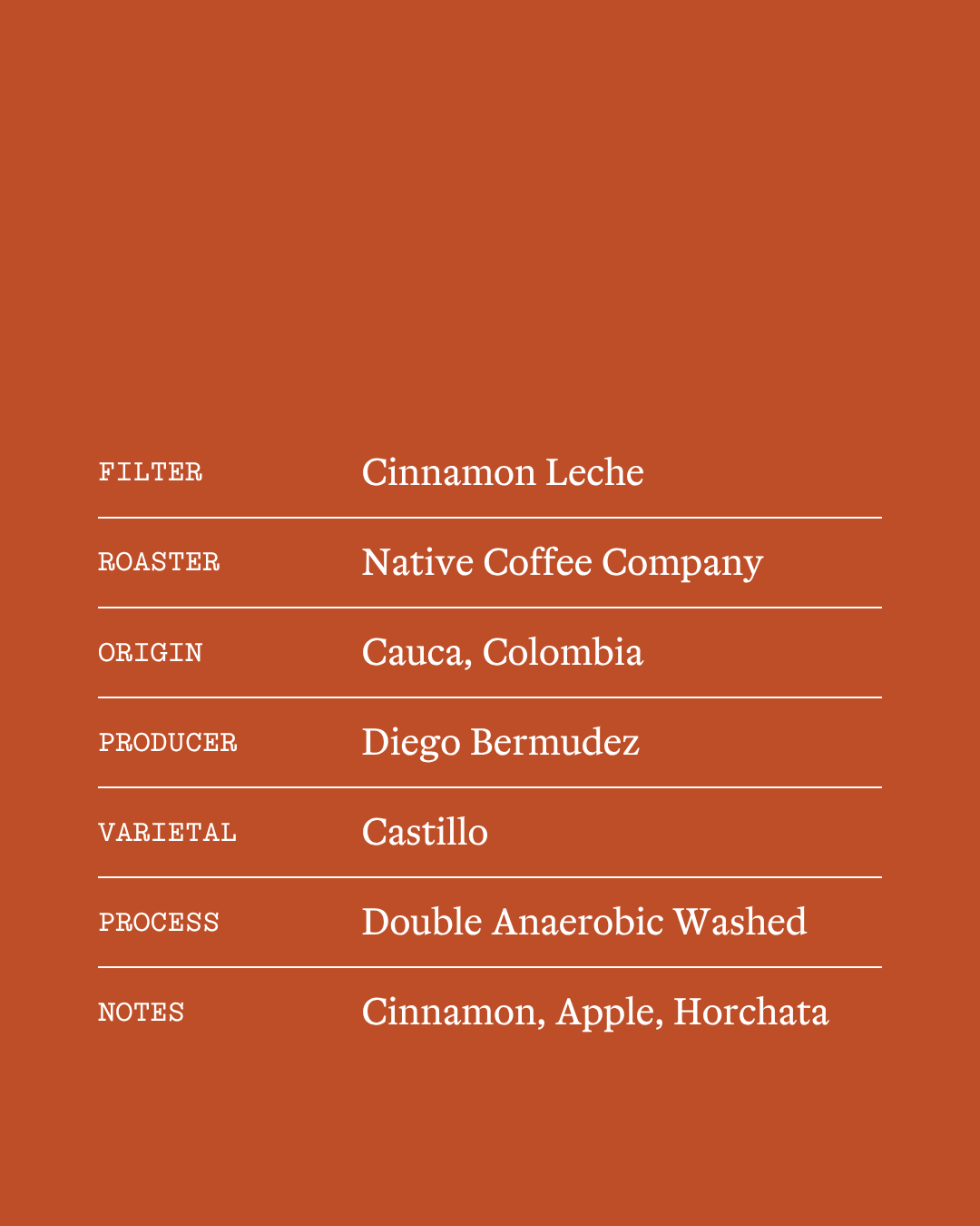 Cinnamon Leche